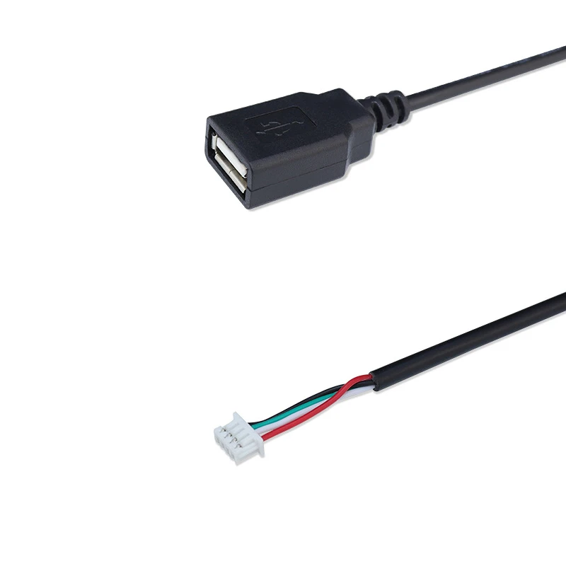 USB 20 Type A female to PH125mm 4 Pin terminal data Cable assembly USB 20 Type A female to PH125mm 4 Pin terminal data Cable assembly