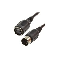 Tangentbord 5 Pin Din Male Till Female Extension Midi Cable